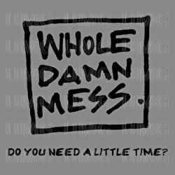 Do You Need A Little Time? - Whole Damn Mess