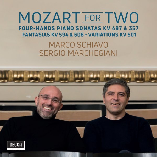 Mozart for Two - Sonata for Piano 4 Hands K. 497, Variations K. 501, Fantasia K. 594, Sonata K. 357