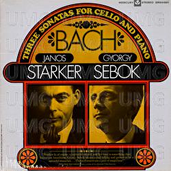 Bach: Three Sonatas for Cello and Piano (The Mercury Masters, Vol. 9)