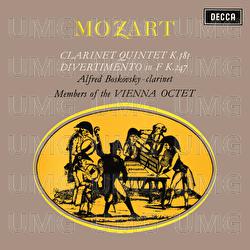 Mozart: Clarinet Quintet, K. 581; Divertimento, K. 247 - Alfred Boskovsky, Members of the Wiener Oktett