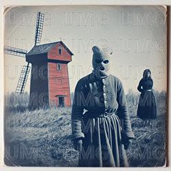 Punanen talo, kuus myllyy - D&auml;nkki Briha