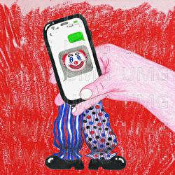 Emoji Clown - CatchUp, pieruun