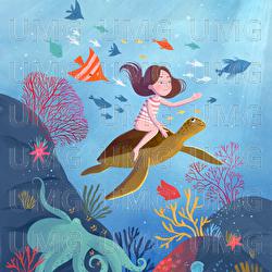 Moon Girl In The Underwater Kingdom - Stella Sleep
