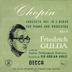 Chopin: 4 Ballades; Concerto No. 1, Op. 11 - Friedrich Gulda, London Philharmonic Orchestra, Sir Adrian Boult