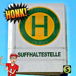 Suffhaltestelle - Honk!