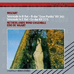 Mozart: Serenade in B-Flat Major "Gran Partita", KV 361 & Serenade in E-Flat Major, KV 375 - Netherlands Wind Ensemble, Edo de Waart