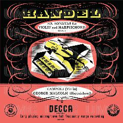 Handel: Six Violin Sonatas - Alfredo Campoli, George Malcolm