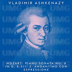 Mozart: Piano Sonata No. 9 in D Major, K. 311: II. Andantino con espressione - Vladimir Ashkenazy