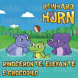 Rinoceronte, elefante e crocodilo - Reinhard Horn