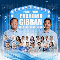 Pilih Pilih Prabowo Gibran - Fizzabella, All Artist Blue Squad PAN