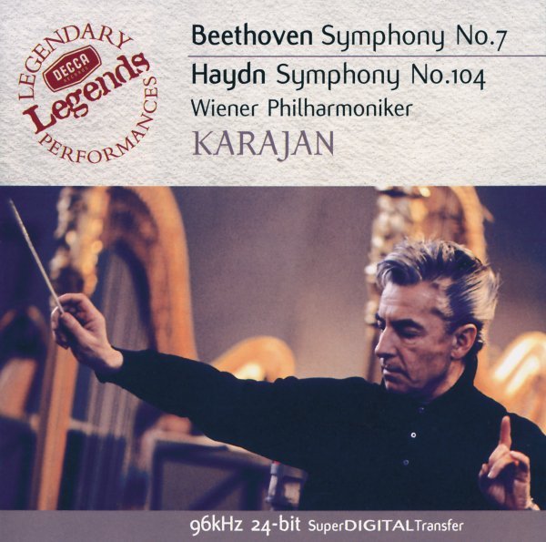 Beethoven: Symphony No.7 / Haydn: Symphony No.104 - Wiener Philharmoniker, Herbert von Karajan