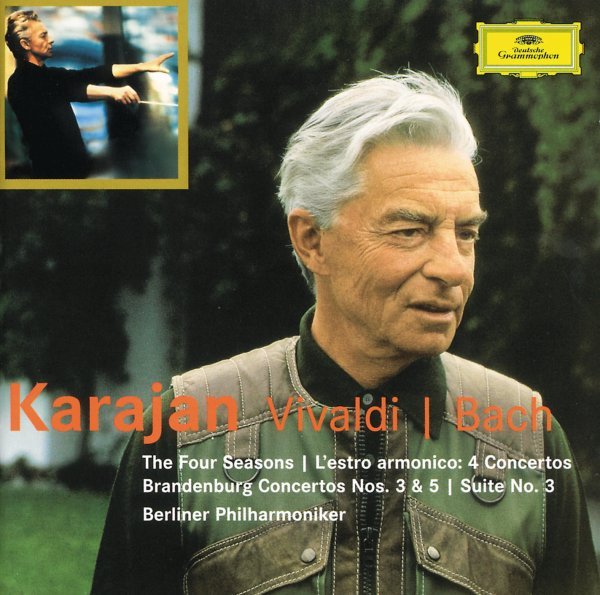 Vivaldi: The Four Seasons; L'estro armonico / Bach: Brandenburg Concertos Nos.3 & 5; Suite No.3 - Berliner Philharmoniker, Herbert von Karajan