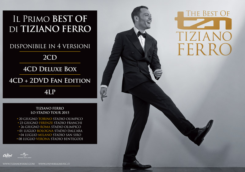 TIziano Ferro ora in tutti i negozi