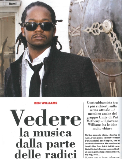 Intervista a Ben Williams su 'MUSICA JAZZ'