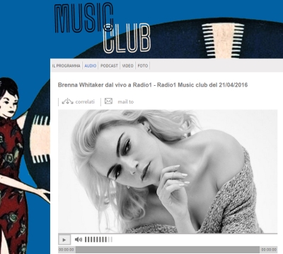 Brenna Whitaker dal vivo a Radio 1 Music Club: ascolta il podcast!