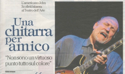 "Pensavo che sarei finito a lavorare in un qualche negozio di strumenti musicali..." Intervista a John Scofield su la Repubblica