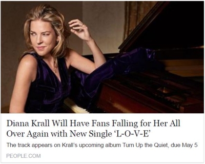 Diana Krall: ascolta 'L-O-V-E', il nuovo singolo della cantante e pianista canadese!