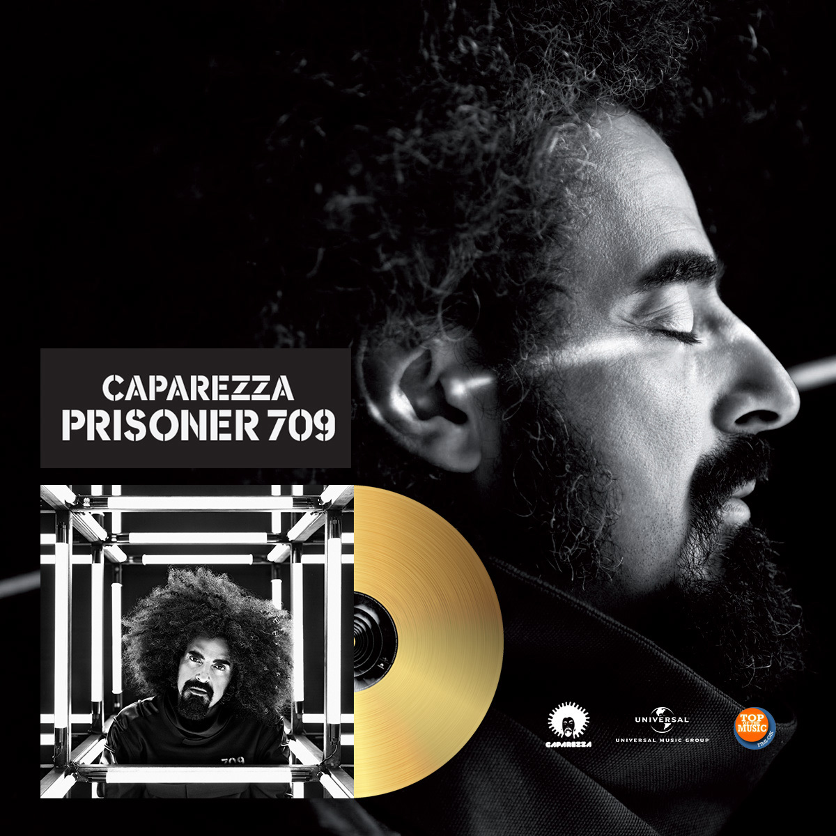 CAPAREZZA: l’album “Prisoner 709” certificato oro a una settimana dalla pubblicazione