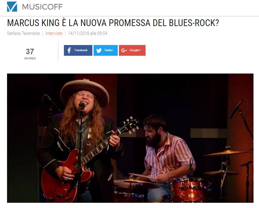 "Il terzo album del 22enne chitarrista lascia aperte le porte verso un promettente futuro": 'Musicoff' intervista Marcus King