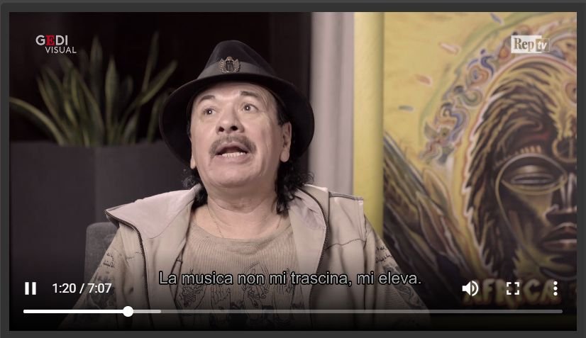 "La musica non mi trascina, mi eleva..." Straordinaria intervista a Carlos Santana su Repubblica.it