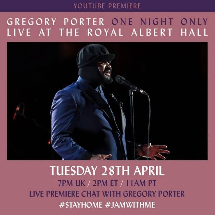 Programmi per stasera? Ci pensa Gregory Porter!