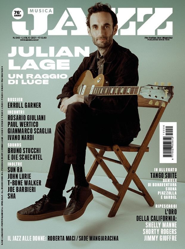 Musica Jazz annuncia l’uscita del numero di luglio: in copertina c’è Julian Lage