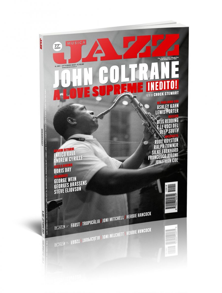 La storica testata 'Musica Jazz' dedica la copertina a John Coltrane, a pochi giorni dall'uscita di "A Love Supreme: Live in Seattle"