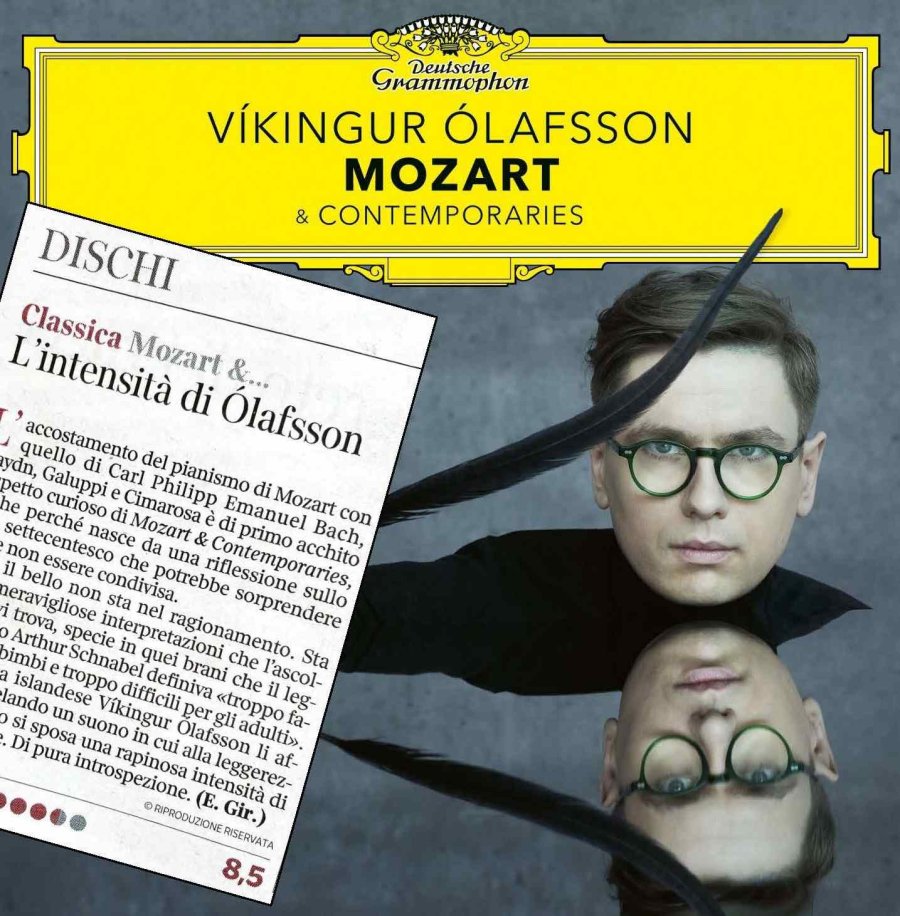 VÍKINGUR ÓLAFSSON: MOZART & CONTEMPORARIES, UN ALBUM DI "PURA INTROSPEZIONE"