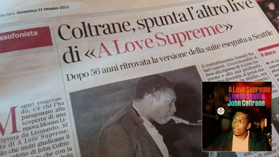 Claudio Sessa, sulle pagine (e sul sito) del Corriere della Sera parla di "A Love Supreme: Live in Seattle"