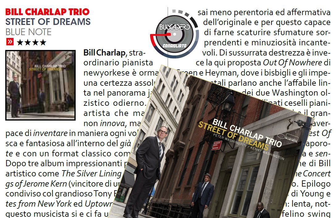 “Charlap con i fedeli Washingtons continua ancora a stupirci con un’opera di espressiva e nobile rivisitazione delle ricchezze musicali statunitensi…”