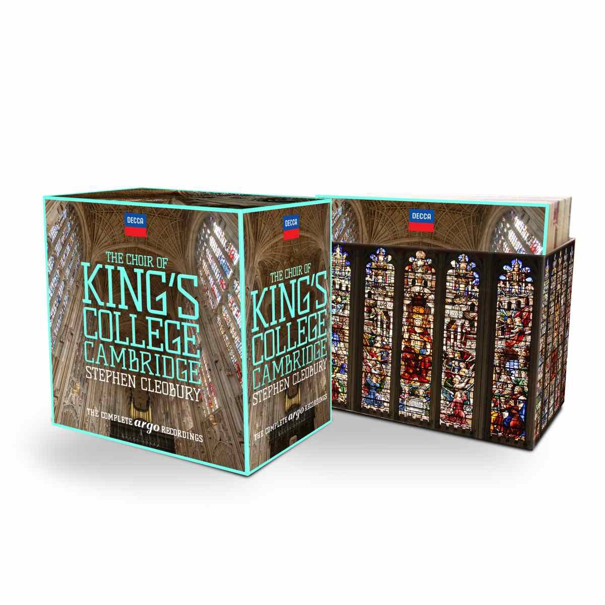 THE CHOIR OF KING’S COLLEGE CAMBRIDGE: ESCE IL COFANETTO CON L’INTERGRALE DELLE REGISTRAZIONI ARGO DIRETTA DA STEPHEN CLEOBURY