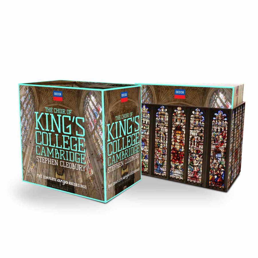 THE CHOIR OF KING’S COLLEGE CAMBRIDGE: ESCE IL COFANETTO CON L’INTERGRALE DELLE REGISTRAZIONI ARGO DIRETTA DA STEPHEN CLEOBURY