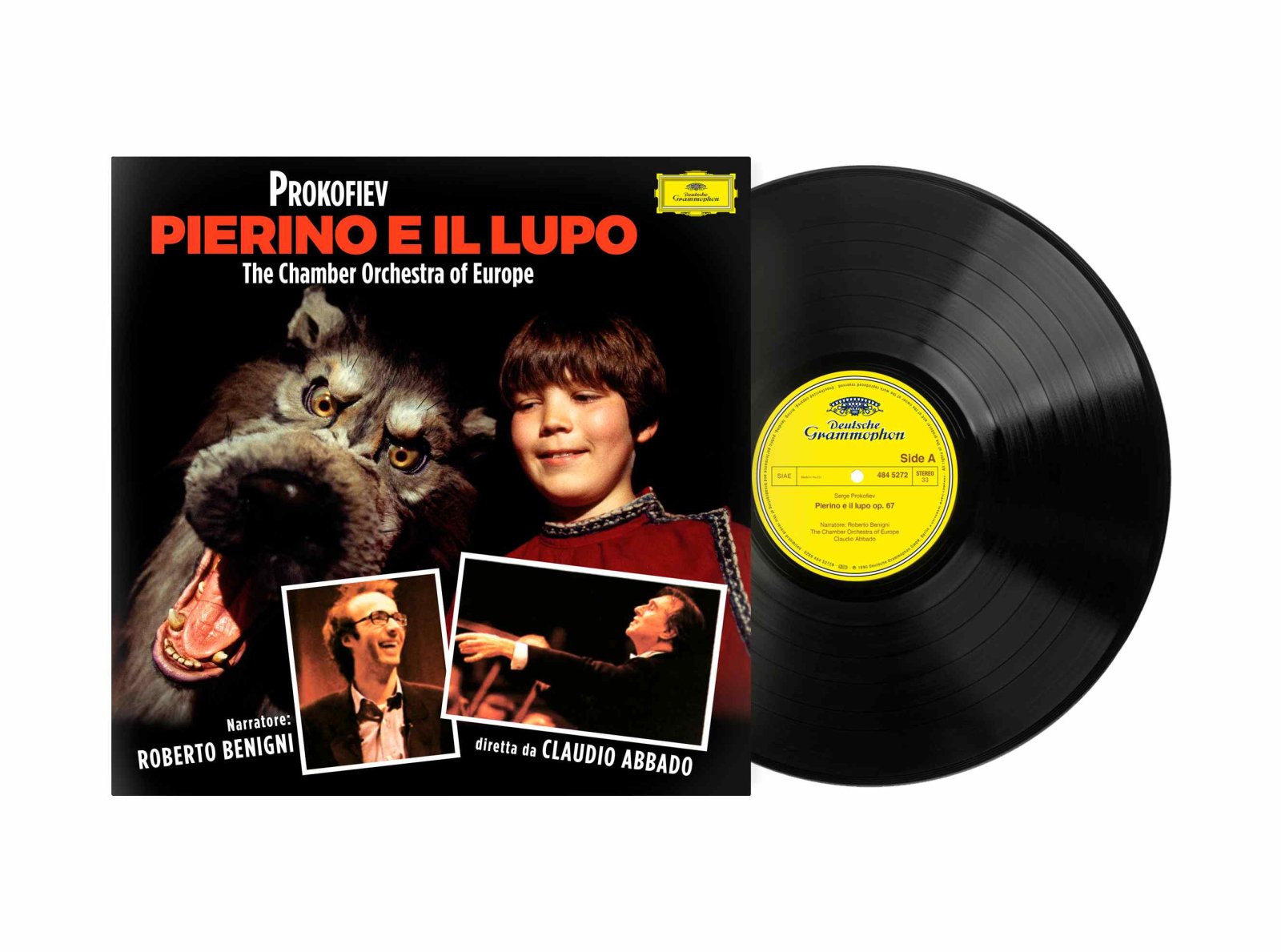 PIERINO E IL LUPO CON ABBADO E BENIGNI DISPONIBILE PER LA PRIMA VOLTA IN VINILE
