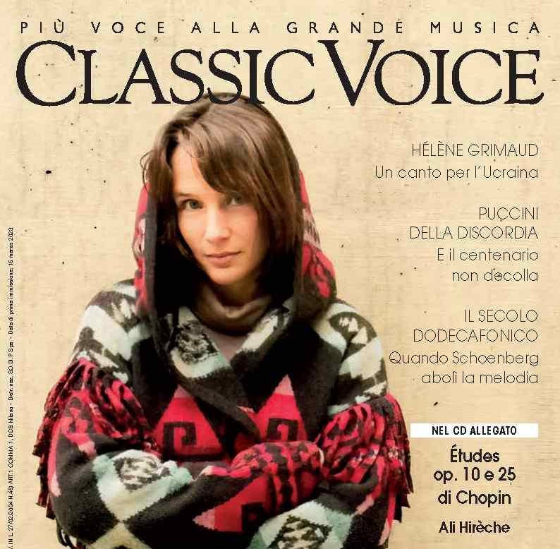 HÉLÈNE GRIMAUD: COVER STORY SU "CLASSIC VOICE" PER "SILENT SONGS"