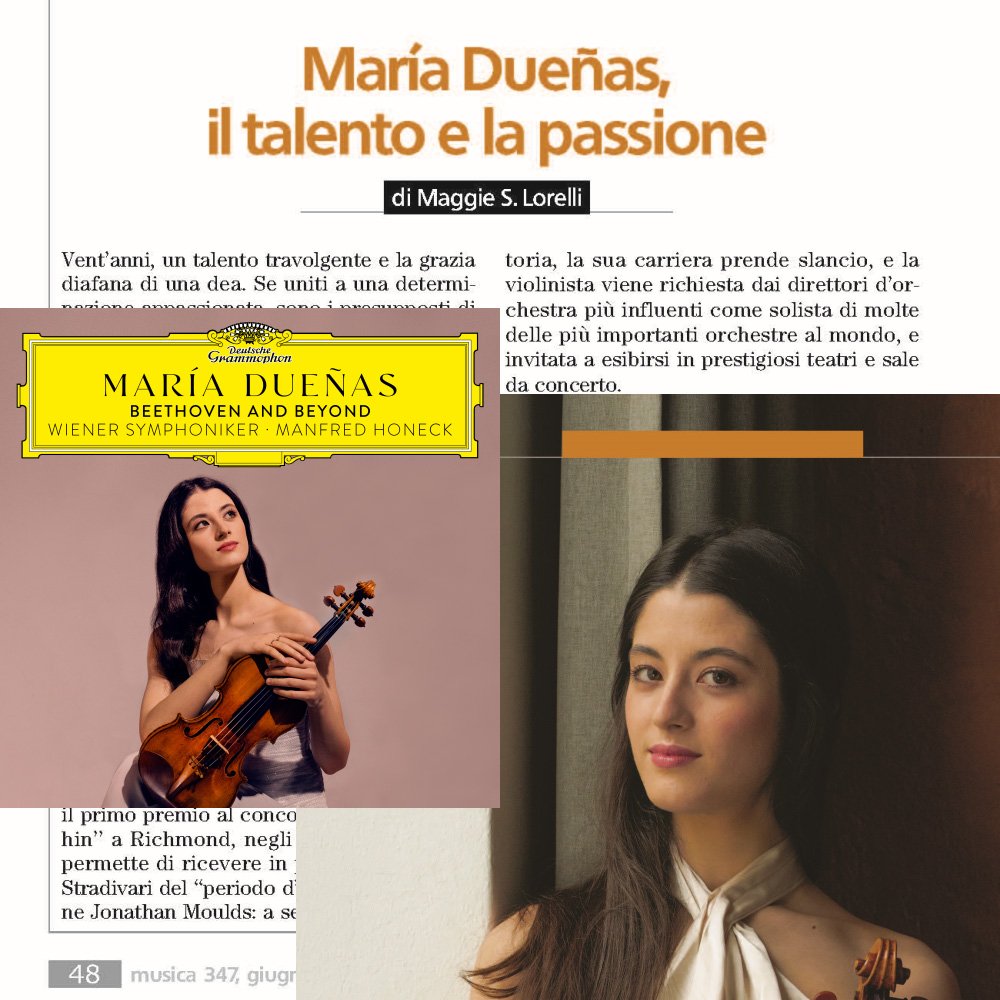 MARIA DUENAS: AMPIA INTERVISTA SU "MUSICA" DI GIUGNO