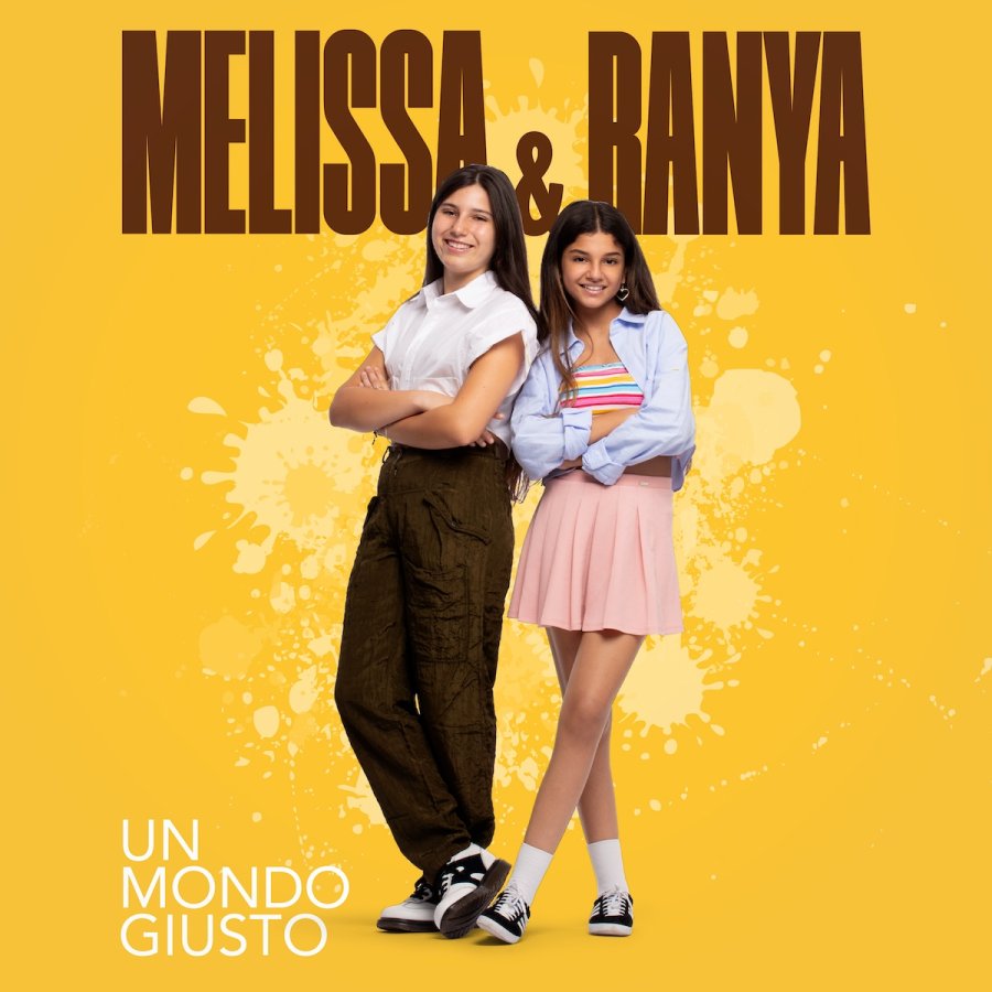 cover del nuovo singolo 2023 di Melissa & Ranya, Un mondo giusto