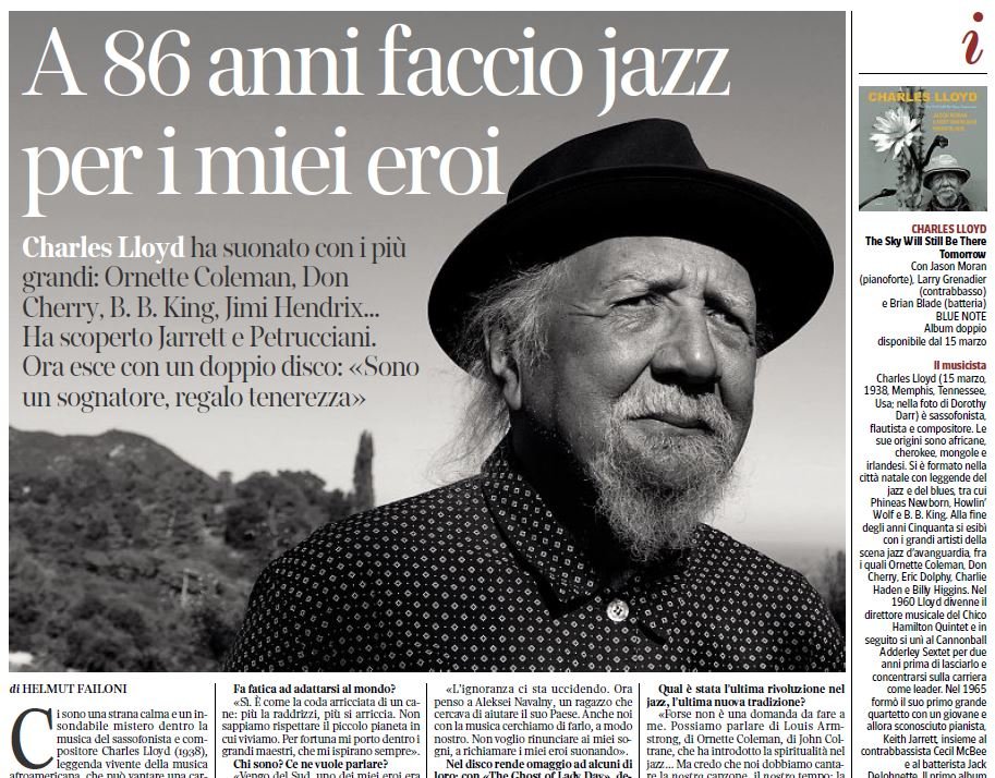 «Vivo nel mio tempo e lo sto facendo nei giri dell’orologio della vita che sta per scadere. Ma devo cantare la canzone che mi attraversa ora. Adesso.»