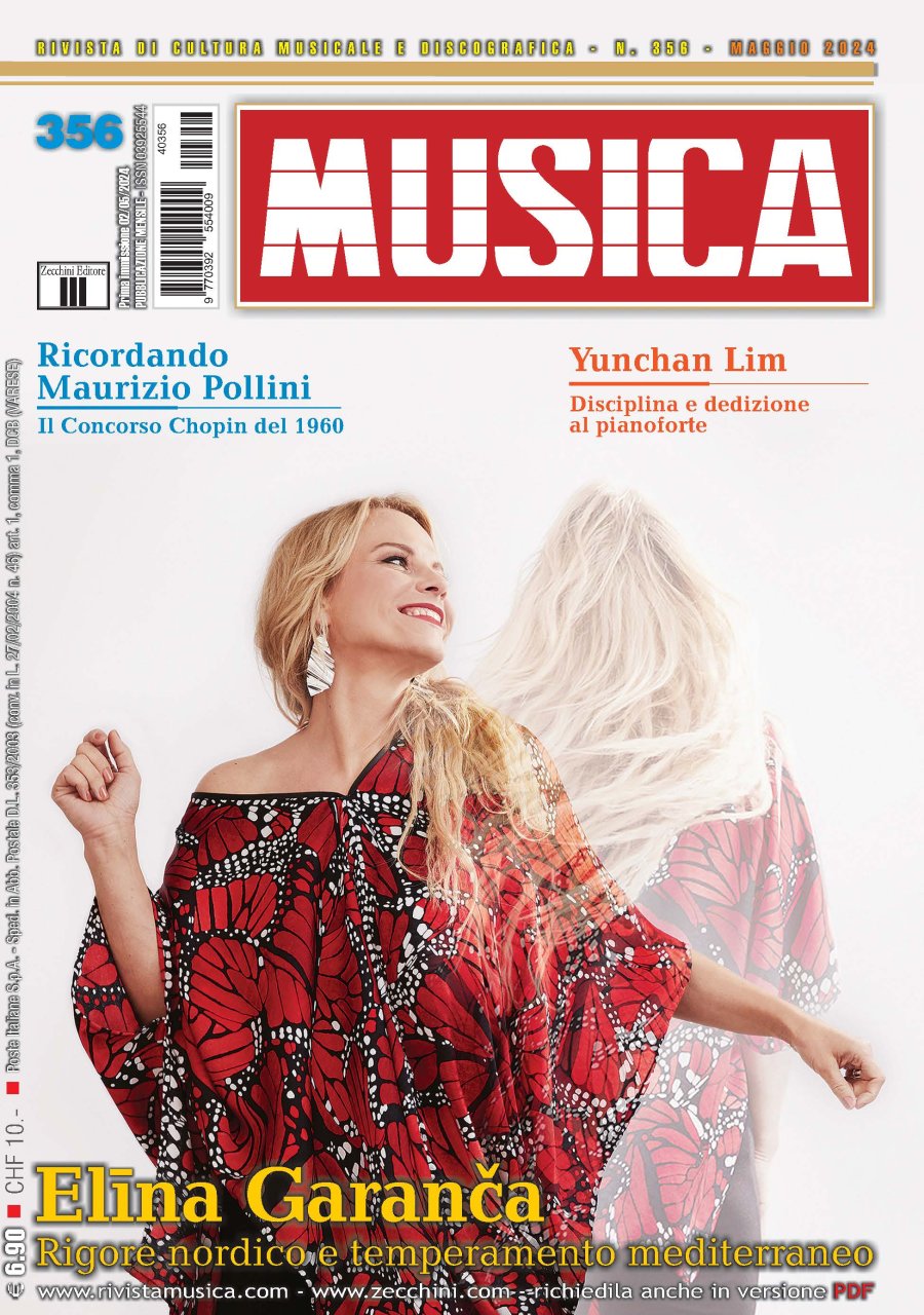 ELĪNA GARANČA: COVER STORY SU "MUSICA" DI MAGGIO