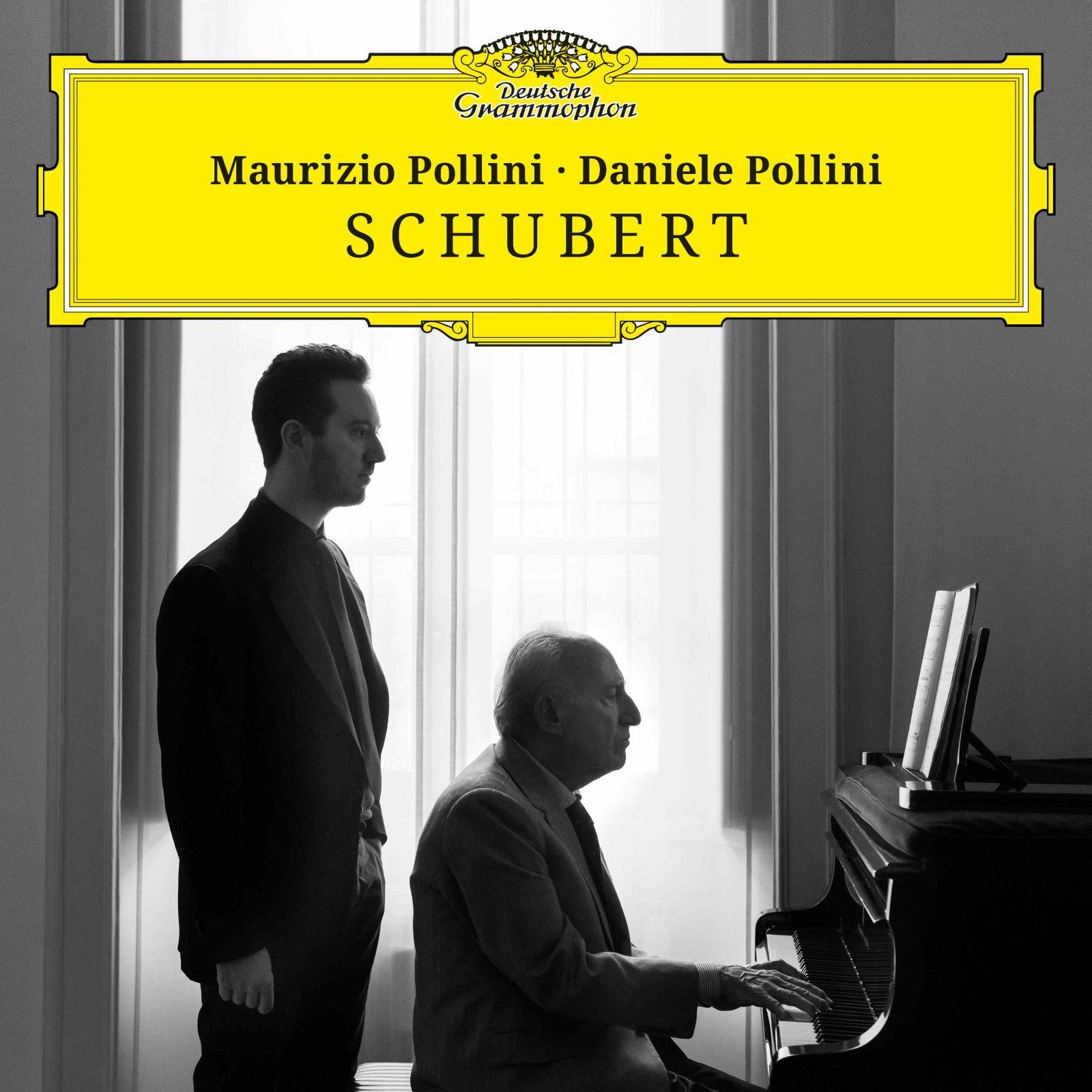 MAURIZIO E DANIELE POLLINI: SCHUBERT - L'ULTIMA REGISTRAZIONE DEL LEGGENDARIO PIANISTA INSIEME AL FIGLIO DANIELE IN USCITA IL 25 OTTOBRE 2024