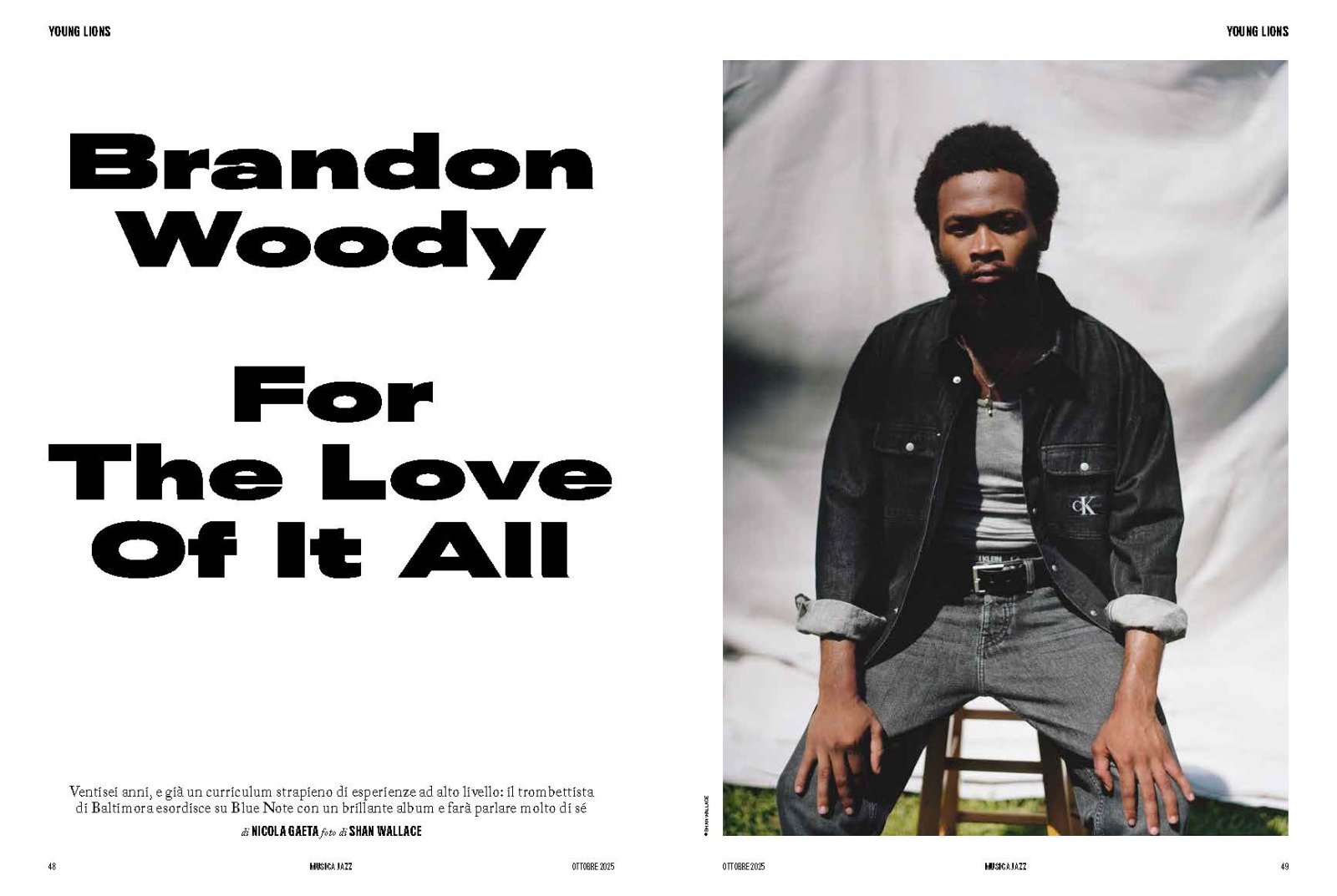 “E ora fammi riprendere fiato!” 'Musica Jazz' intervista il trombettista Brandon Woody, al suo esordio con “For the Love of It All” (Blue Note)