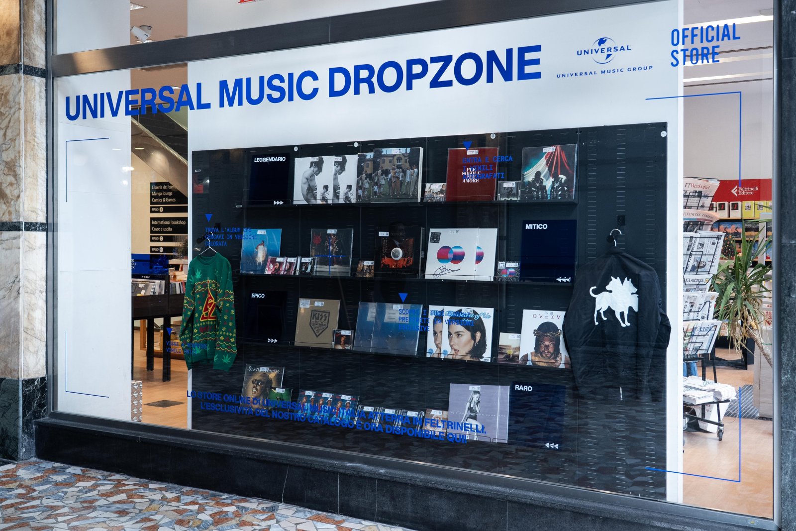 Universal Music Italia e Feltrinelli Librerie inaugurano &ldquo;Universal Music Dropzone&rdquo;