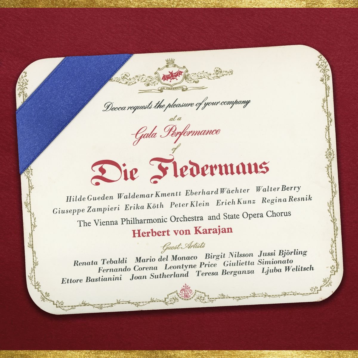 HERBERT VON KARAJAN: LA CELEBRE REGISTRAZIONE DE &ldquo;IL PIPISTRELLO&rdquo; DI JOHANN STRAUSS DEL 1960 DISPONIBILE IN VERSIONE DELUXE A TIRATURA LIMITATA