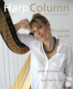 "Harp Column" dedica copertina e articolo principale a Floraleda Sacchi
