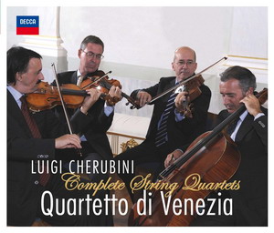 Il quartetto di Venezia presenta i Quartetti di Cherubini all'Accademia Filarmonica Romana