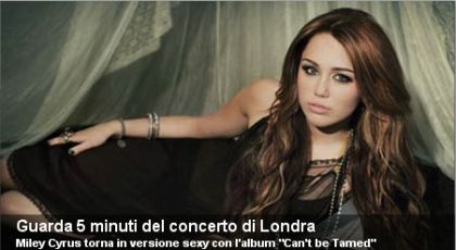 GUARDA UN ESTRATTO DEL LIVE DI MILEY CYRUS IN ESCLUSIVA SU MSN ITALIA