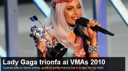 Universal Music in trionfo ai Video Music Awards 2010