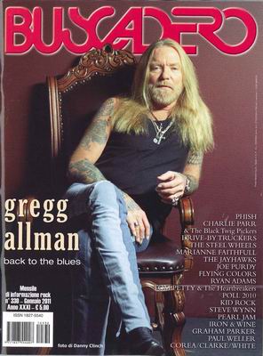 GREGG ALLMAN: cover story su Buscadero