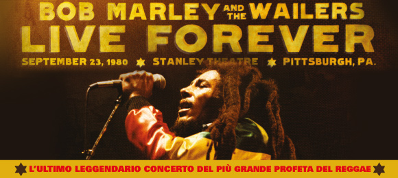 DA OGGI NEI NEGOZI L'ULTIMO CONCERTO DI BOB MARLEY, STRISCIA LA COMPILATION, LA NUOVA T-SHIRT DI JUSTIN BIEBER, SOUNDGARDEN