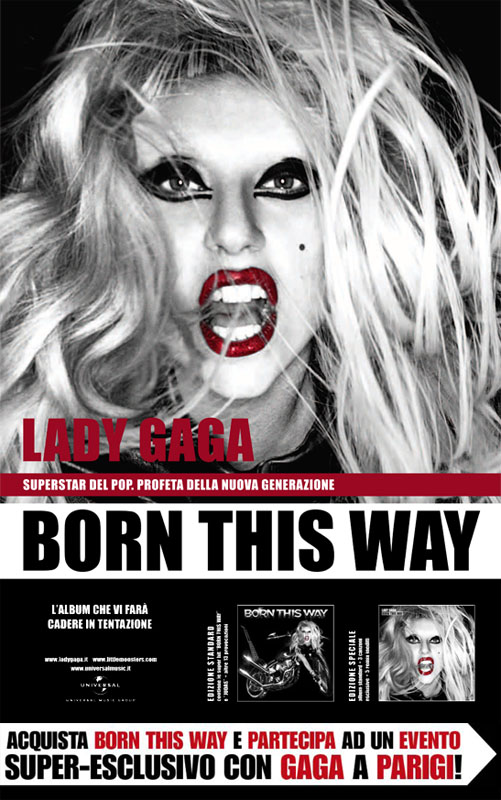 LADY GAGA DAY: IL NUOVO ALBUM "BORN THIS WAY" DISPONIBILE DA OGGI!