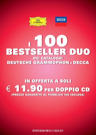 Campagne "I 100 Bestseller Duo" e "Colonne Sonore 2011"